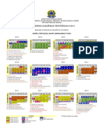 Calendario Referência II 2014
