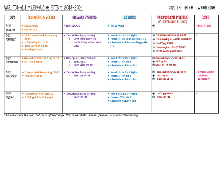 Week of 1-20 | PDF