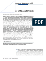 Four-Year Review of Sildenafil Citrate: O M ED