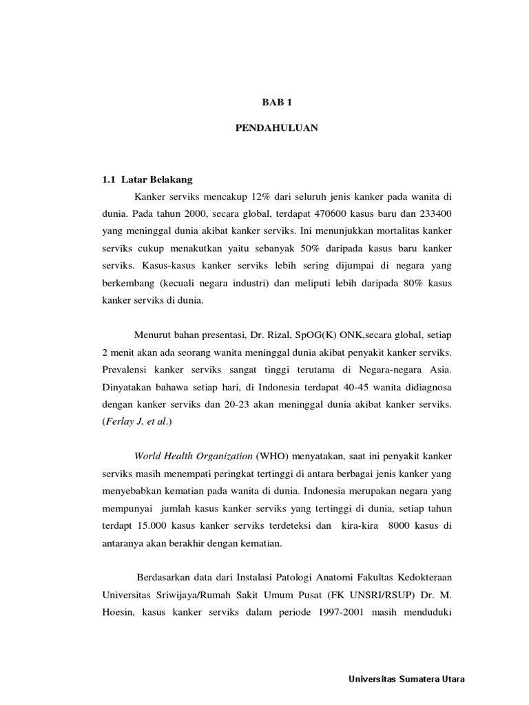 Bab 1 Jurnal CA Cerviks PDF