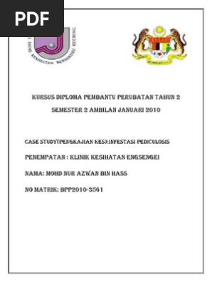 Case Study Pembantu Perubatan Pdf