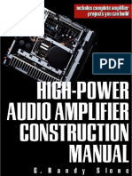 G Randy Slone - High Power Audio Amplifier Costruction Manual