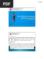 Prescricao de Exercicios e Dispendio Energetico