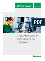 Beamex White Paper - How Often Should Instruments Be Calibrated