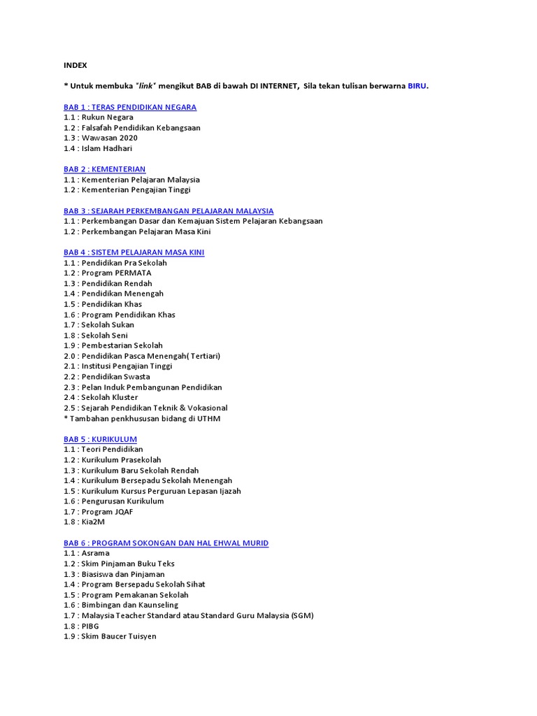 Nota Temuduga SPP | PDF