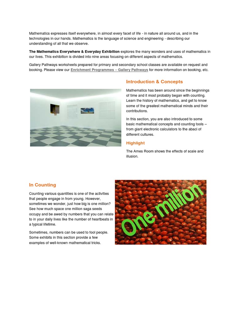 [Pdf] Mathematics Everywhere | Math Is Everywhere Presentation – RRGC