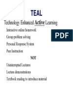 Technology Enhanced Learning: Active