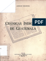 Cronicas Indígenas de Guatemala