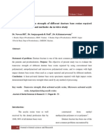 Transverse Strength of Different Denture