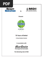 Download Dettol Case Study by light007 SN20121454 doc pdf