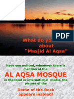 What Do You Know About “Masjid Al Aqsa”