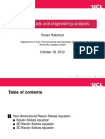 3rd Year Fluids and Engineering Analysis: Tristan Robinson