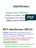 RNA Interference: Hannon, Nature 418:244-251