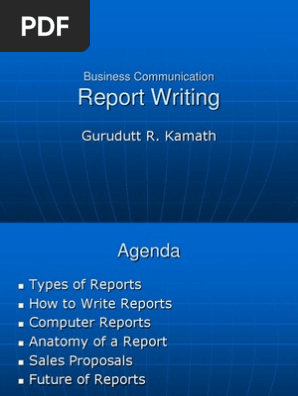 Report Writing