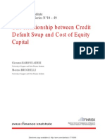 The Relationship Between Credit Default Swap and Cost of Equity Capital