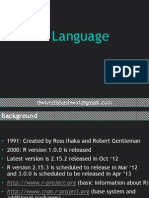 R Language Introduction