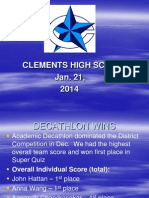 Clements High School Jan. 21, 2014