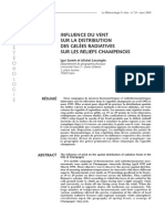 Influence Du Vent Sur La Distribution Des Gelées Radiatives Sur Les Reliefs Champenoismeteo - 2000 - 29 - 42