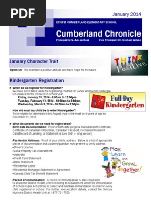 January Newsletter