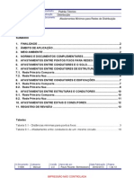 CPFL - Afastamentos Mínimos para Redes de Distribuição