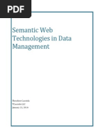 Semantic Web Technologies in Data Management