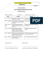 23.0 Log Harian Program Penandaarasan