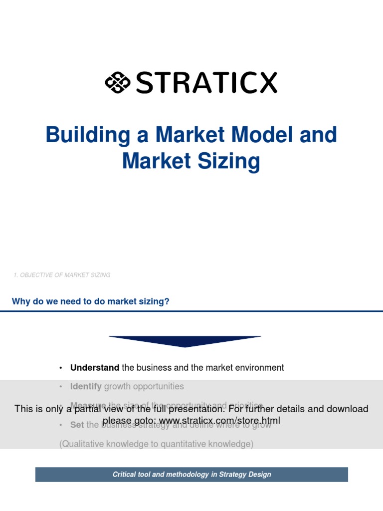 Market Sizing Framework Overview | PDF | Strategic Management | Business