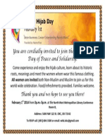 World Hijab Day Invitation