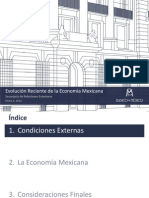Evolución Reciente de la Economía Mexicana