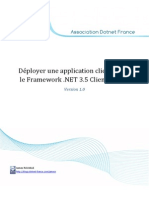 Déployer une application cliente avec le Framework .NET 3.5 Client Profile