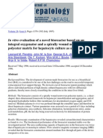 in Vitro Evaluation of A Novel Bio Reactor Based On An Integral Oxygen at or and Aspirally Wound Nonwoven Polyester Matrix For Hepatocyte Culture As Small Aggregates