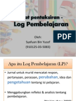 Log Pembelajaran