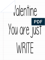 Valentines Printable