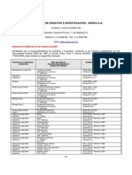 Rangos de Medidas de Resistencia Por La ANSI