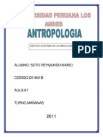 Metodos de Campo de La Antropologia
