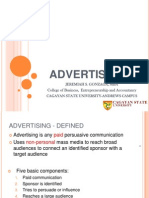 Advertising: College of Business, Entrepreneurship and Accountancy