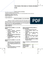 A E S I (C 18, S C, B) : Nalysis of The Lectronic Pectrum of Odine Ambria Mall APS OLD