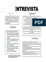 La Entrevista. Diagrama