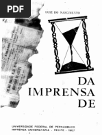 História da Imprensa em Pernambuco - Vol. III