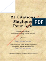 21 Citations Magiques Pour Agir