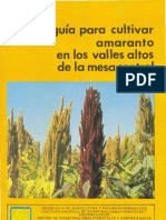Folleto1308 Guia Para Cultivar Amaranto en Los Valles Altos de La Mesa Central