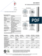 65° Dualband Directional Antenna Specs