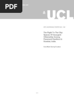 Spaces of Insurgent Citizenship