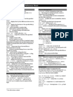 UNIX/LINUX Command Reference Sheet: File Commands Process Management