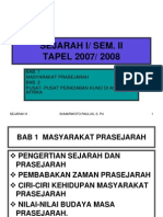 Sejarah I Semester II