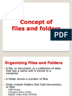 Organizing Files Folders Concept