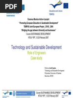 Segalas_ Lecture on Technology and Sustainable Development