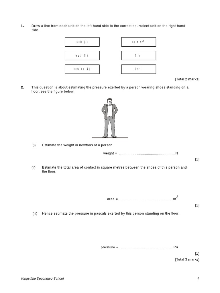 Physics Problem Set: Forces and Energy | PDF | Carbon Nanotube | Velocity