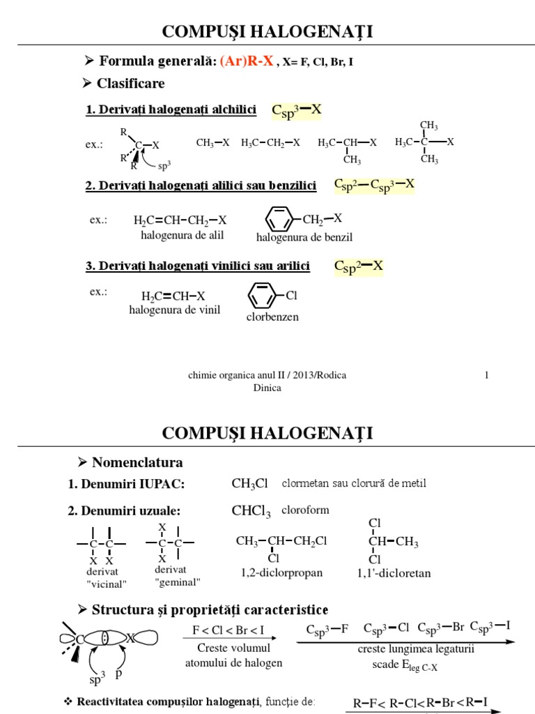 Compusi Halogenati | PDF