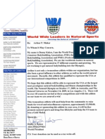 INBA Sponsor Letter